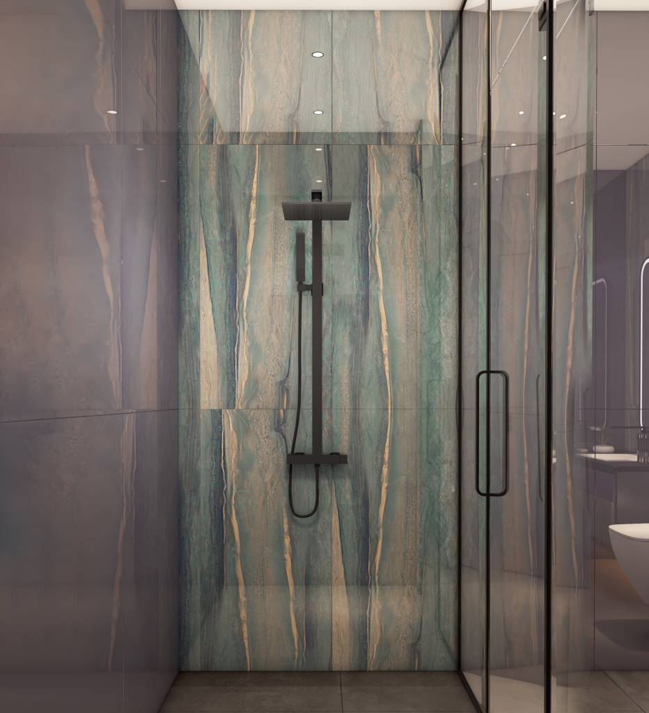 "Custom-designed bathroom with premium materials and luxurious finishes by MBL Signature."