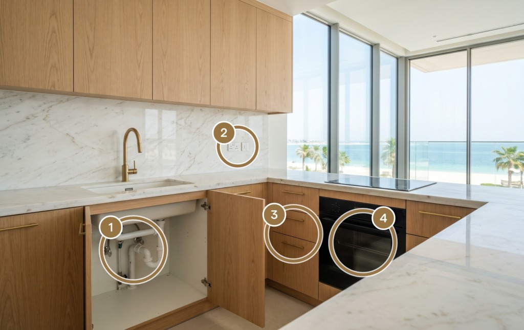 Property handover checklist – kitchen checks